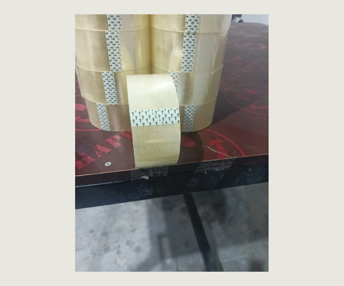 Clear tape bundles